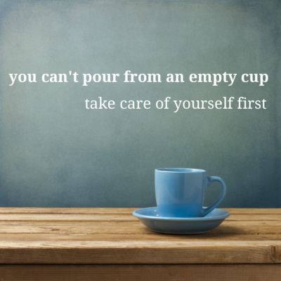 You can't pour from an empty cup