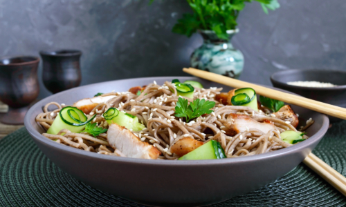 Cold Soba Chicken Salad Recipe