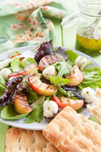Grilled Peach Salad Sacramento